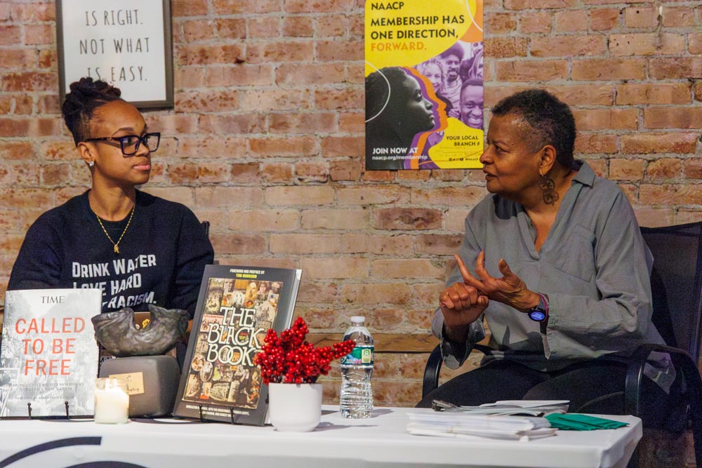 NAACP Middletown President Gail Jeter sits down with Yaa Yaa Whaley-Williams of Sadie's Book Store for a Behind the Bookstore chat